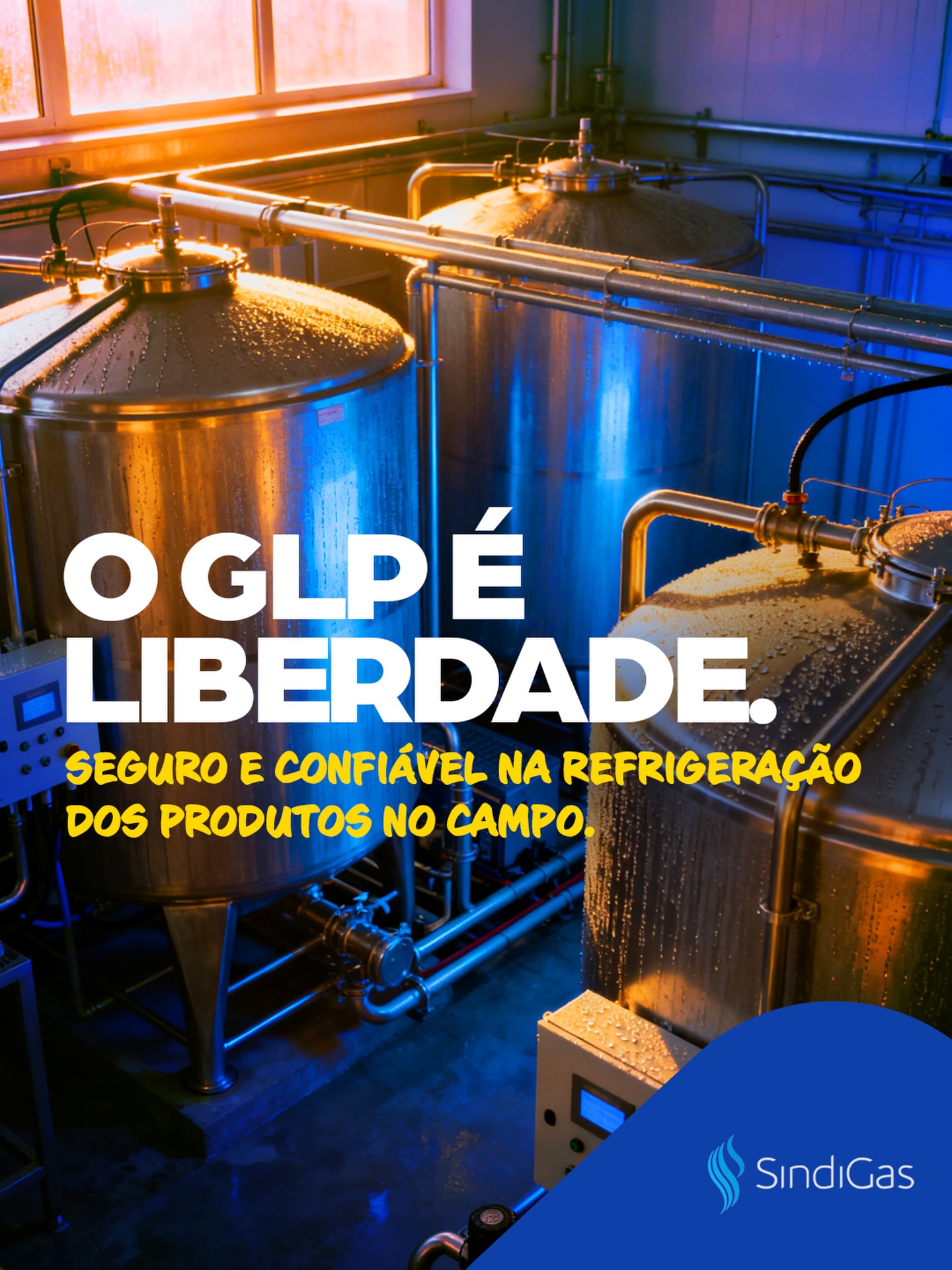 Ao adotar o GLP, o produtor rural fica livre de quedas e instabilidades de energia e não corre o risco de ver sua produção comprometida.

Isso porque o GLP é seguro e confiável na refrigeração dos produtos no campo.

#GLP #Sindigás