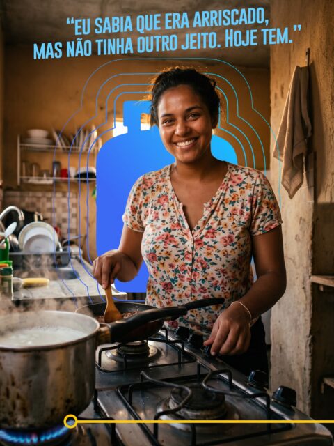 Agora, mais de 15 milhões de famílias vão poder, com o Gás do Povo, escolher um jeito mais seguro para cozinhar.

O Gás do Brasil vai levar segurança e qualidade para a casa de cada uma dessas famílias.

🇧🇷 E assim o nosso país avança no combate à pobreza energética.

#glp #sindigas