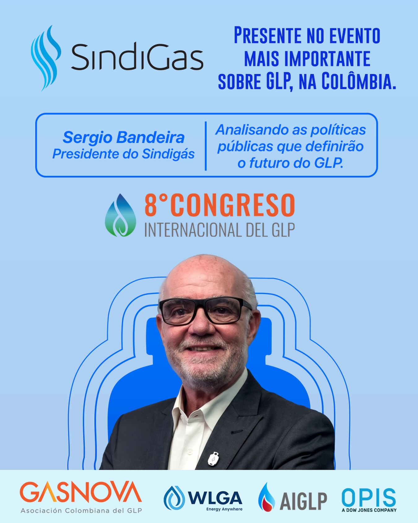 Nosso presidente, Sergio Bandeira de Mello, participa do 8º Congreso Internacional del GLP, nos dias 19 e 20 de agosto, na Colômbia, com uma análise essencial: as políticas públicas que vão definir o futuro do GLP. 🌎🔥

Um momento decisivo para debater o papel do GLP na transição energética, na segurança e no acesso à energia digna.

#Sindigas #GLP #GásLP #CongresoGLP